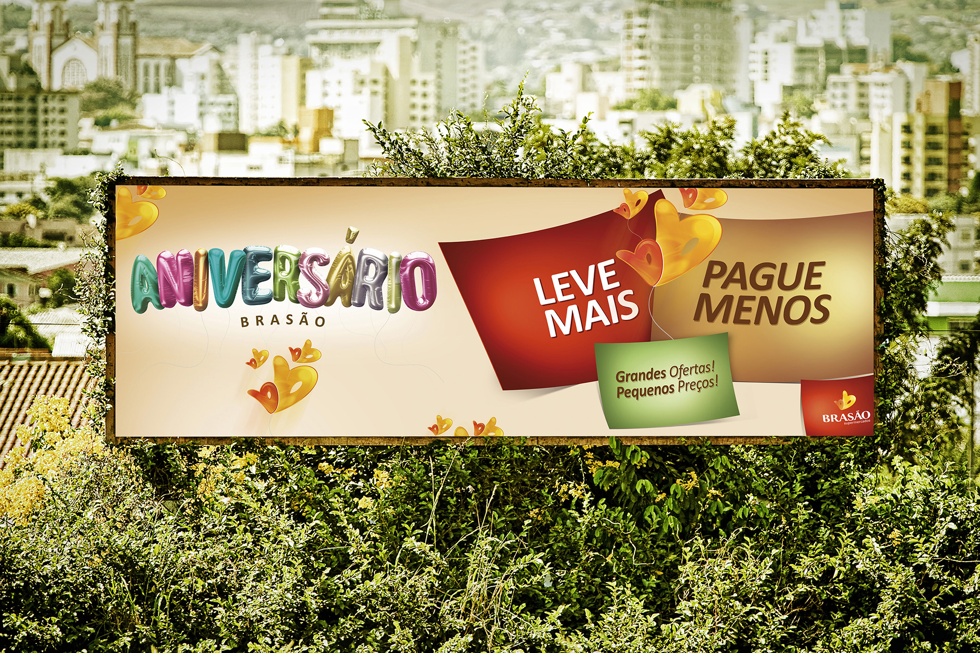 Brasão Supermercados - Agência Cachola - Campanhas de Varejo