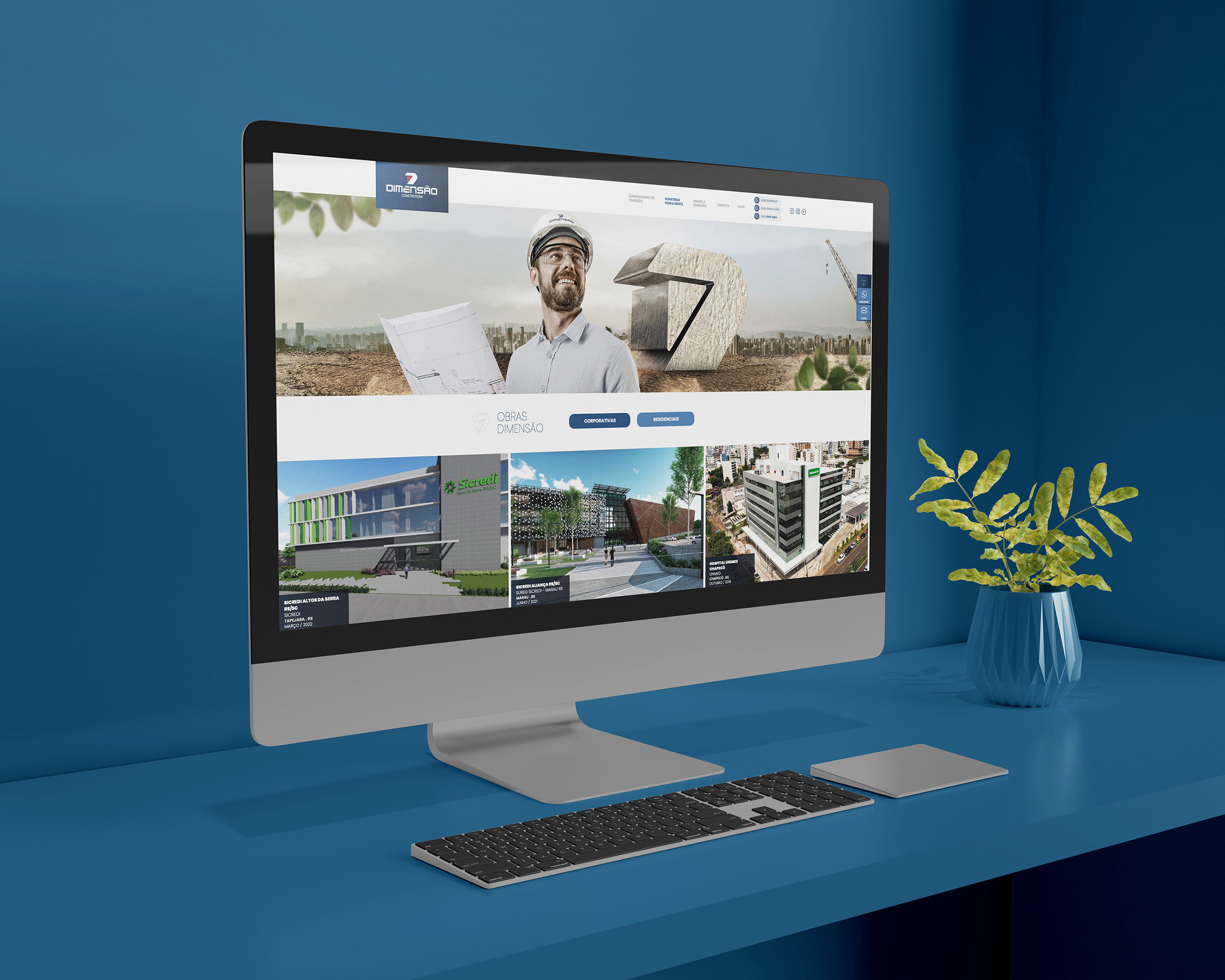 Dimensão Construtora - Imóveis - Prédios - Empreendimentos - Imóveis Chapecó